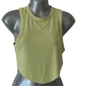 5/$20 BDG Olive Green Ribbed Crop Tank